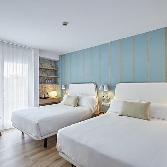 Habitación Familiar Confort vista jardín