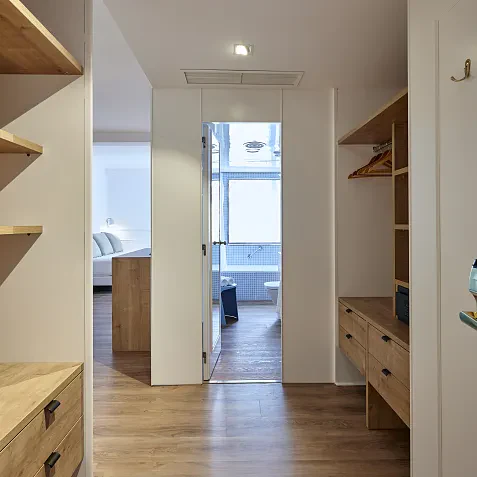 Habitación Familiar Confort vista jardín